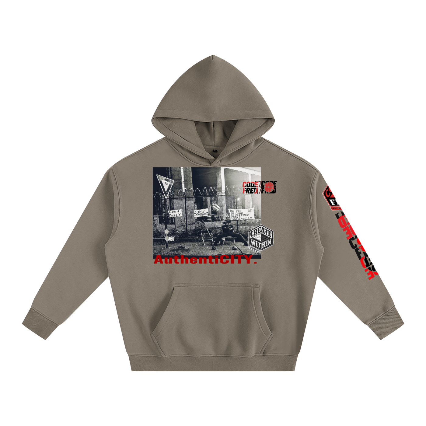 Hearald Oversize Fleeced Hoodie