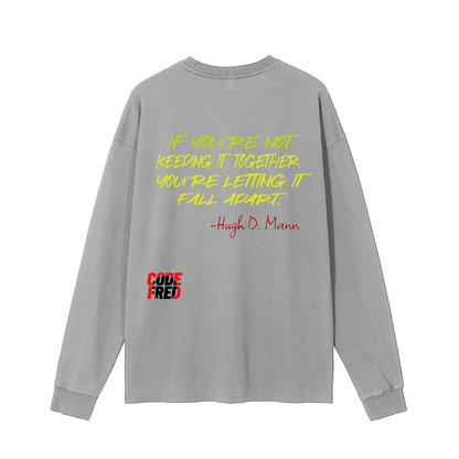 Vintage Washed BIRDS OF THE BRIDGE Long Sleeve T-Shirt