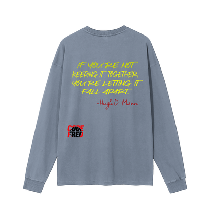 Vintage Washed BIRDS OF THE BRIDGE Long Sleeve T-Shirt