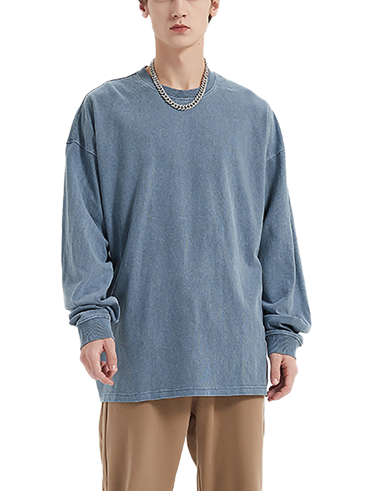 Vintage Washed BIRDS OF THE BRIDGE Long Sleeve T-Shirt