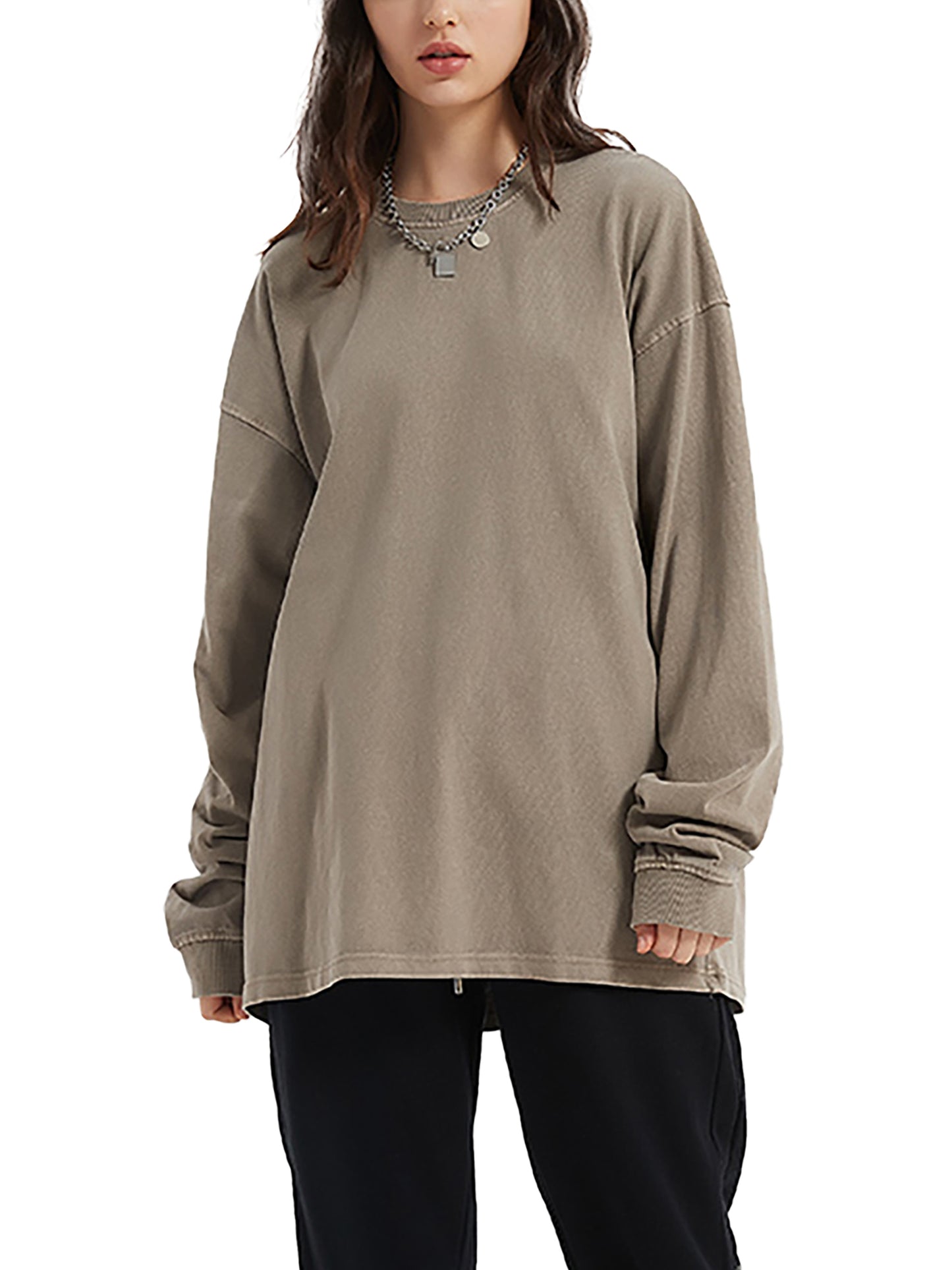 Vintage Washed BIRDS OF THE BRIDGE Long Sleeve T-Shirt